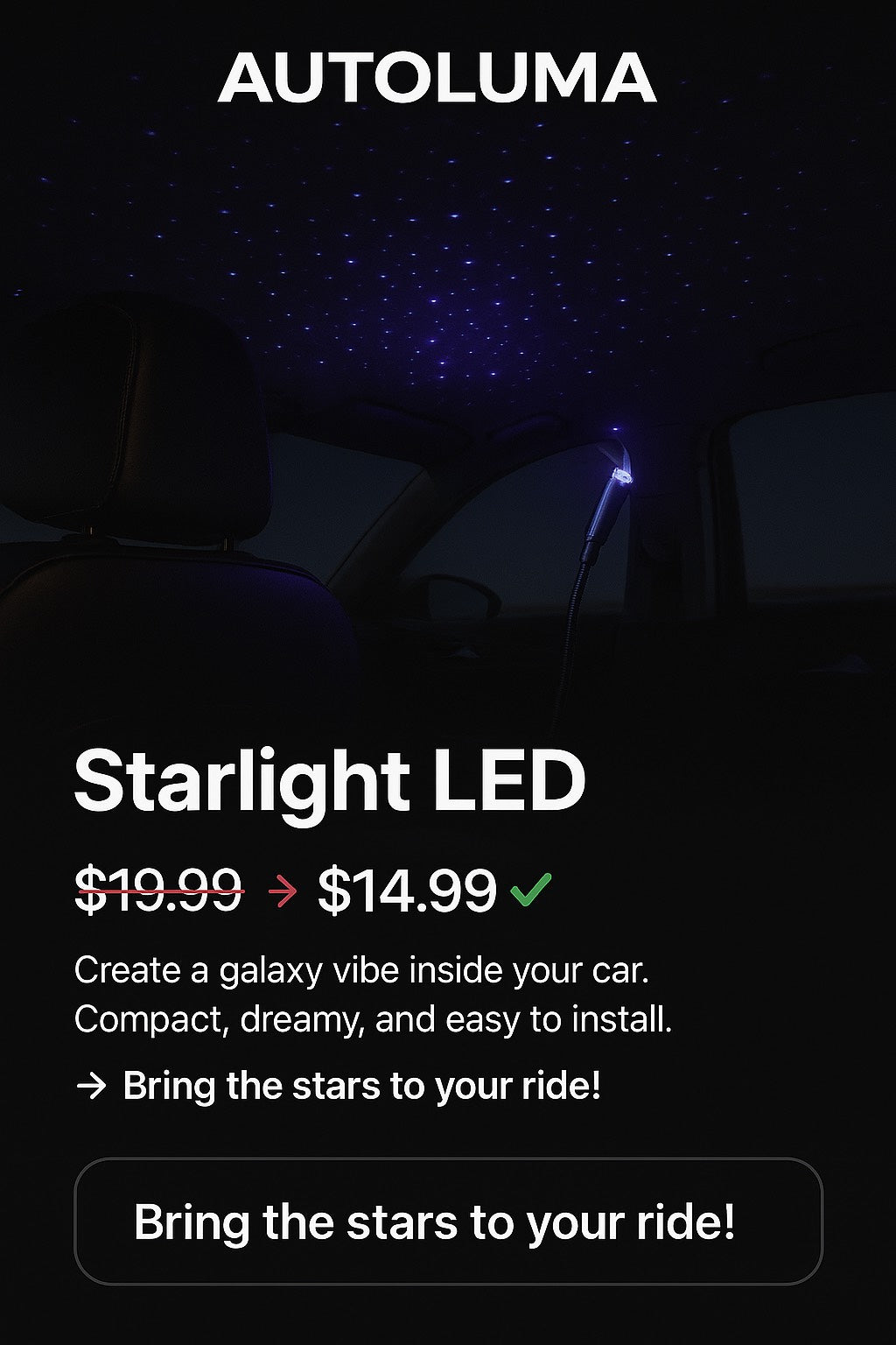 Car Starlight LED Interior Light | AutoLuma™