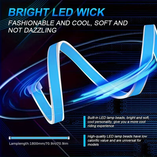 4-Color Hood LED Strip for Cars | AutoLuma™
