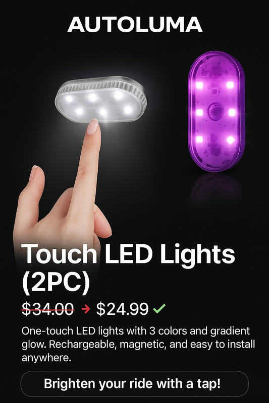 Touch LED Footwell Lights (2PC) with Gradient Glow | AutoLuma™