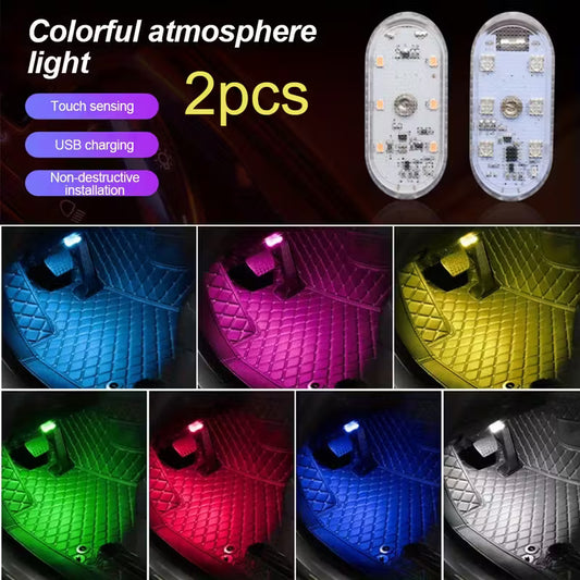 Touch LED Footwell Lights (2PC) with Gradient Glow | AutoLuma™